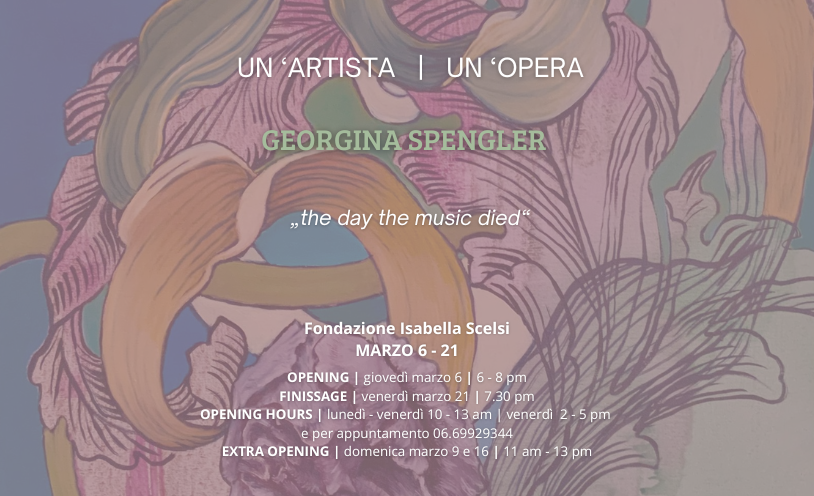 Un'artista un'opera: Georgina Spengler